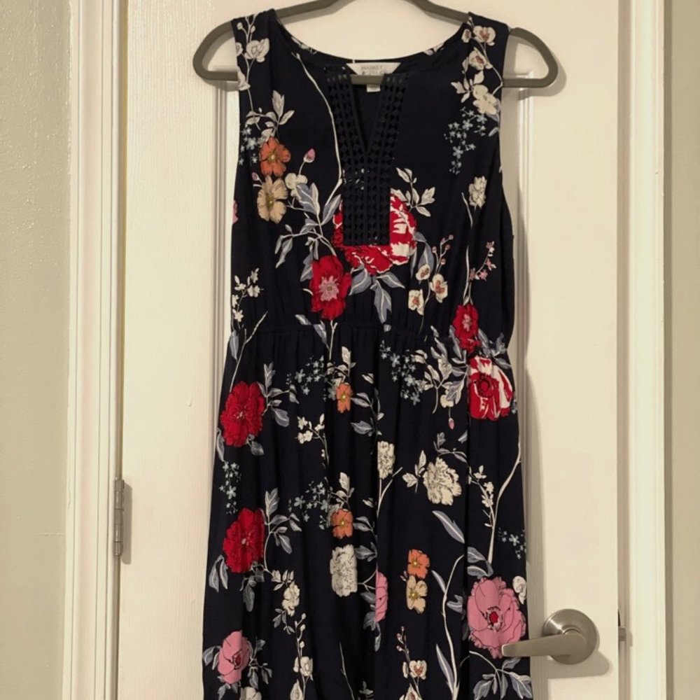 Market & Spruce Bogota Crochet Trim Dress